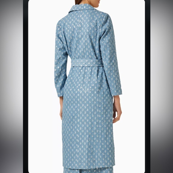 Never Fully Dressed Harper Denim Trench NWT - Picture 6 of 10